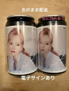 NiziU リクちゃん 電子サイン入りレモンスカッシュ オリジナルラベル缶
