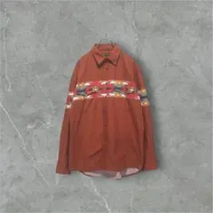 00s　RUSTLER　Native Pattern Western Shirt
