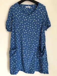 ニコアンド　花柄　ワンピース チュニック