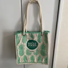 Whole Foods Market パイナップルエコバッグ、トートバッグ。