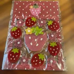 マザーグースの森　いちご　ジェルステッカー　ストロベリー　クリエイティブヨーコ