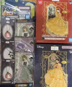 一番くじ　ディズニープリンセス　ラストワン A B F G　美女と野獣　1番くじ