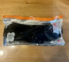 新品未使用　ユニクロ　ヒートテック　ブラUネックT 八分袖　ブラック　M