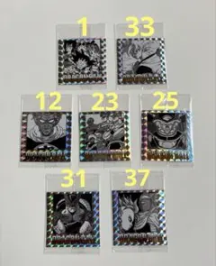 ドラゴンボール40周年記念シールウエハース　7枚セット