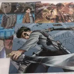 進撃の巨人　クリアファイル　3点セット