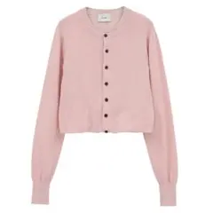 【新品】CLANE W LAYERED KNIT CARDIGAN ピンクのサムネイル