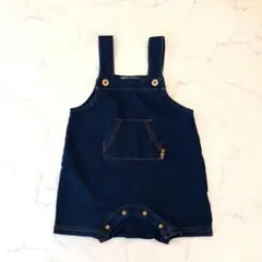 【美品】バースデイ ベビー つなぎ オーバーオール 80