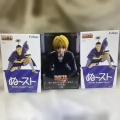 HUNTER×HUNTERぬーどるストッパーフィギュア　クラピカ1体ノブナガ2体