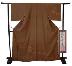 美品 作家物 一越地 附下げ・訪問着（正絹）仕立上り＜HH1694＞