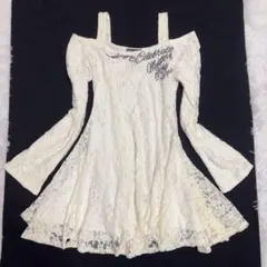 ゴーストオブハーレム　総レースミニワンピース　刺繍　y2k ゴスロリ