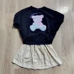 【PINK-latte】トレーナー ＆ スカート