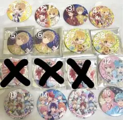 すとぷり 莉犬 るぅと さとみ ころん 缶バッジ