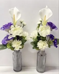 인공 꽃 부처님 꽃 쌍