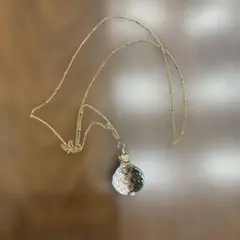 クリスタル風ペンダントネックレス