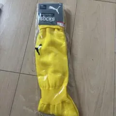 PUMA フットボールソックス イエロー 22-24cm
