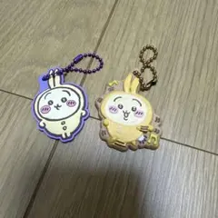 ちいかわ　うさぎ　ぷっくりラバマスグミ キーホルダーラバーマスコット2点セット
