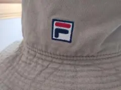 FILA バケットハット ベージュ コットン