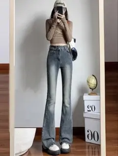 フレアのデニム