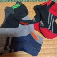 PUMA・adidas キッズ靴下 3足セット