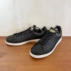 美品　アディダス　スタンスミス　26.5センチ 黒 天然皮革　523