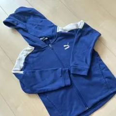 PUMA ミニオンパーカー 128cm 青