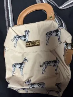 LeSportsac 風間ゆみえ 犬柄ショルダーバッグ