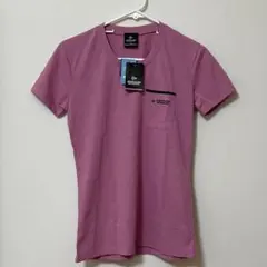 【新品、DUNLOP】ポケット付きTシャツ　汗じみ防止加工　ピンク　Mサイズのサムネイル