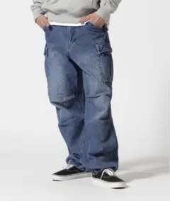 AVIREX カーゴパンツ　M-65 FATIGUE DENIM PANTSのサムネイル