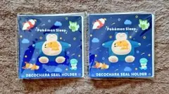 ポケモンパン　ポケモンスリープ　デコキャラシールホルダー　２冊セット