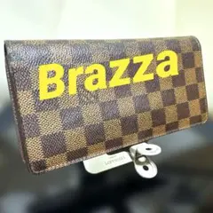 ⑨☆美品☆ダミエ♪ポルトフォイユ ブラザ 二つ折り長財布