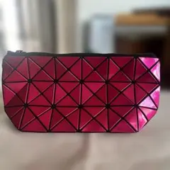 送料込 美品 BAO BAO ISSEY MIYAKE ポーチ メタリックピンク - メルカリ