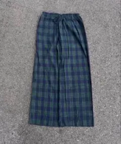ハ*ウ様 00s check pajama pants cityboy