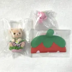 シルバニアファミリー ビスケットクマの赤ちゃん いちご 赤ちゃん家具コレクション
