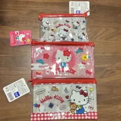 HELLO KITTY ポーチ 3個セット　キティ