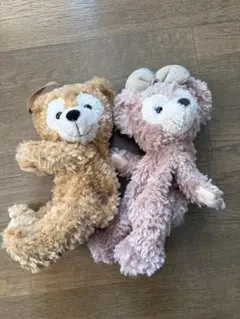 ディズニー　ダッフィー　シェリーメイ　ぬいぐるみ　ポーチ