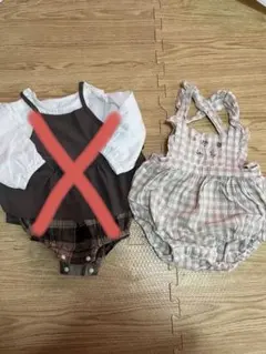 子供服　女の子　80 ロンパース　ELMO Lucy mimi