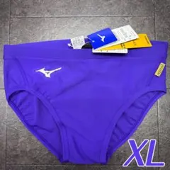 ミズノ　男性用水着　パープル単色　XLサイズ　新品