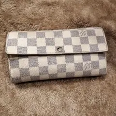 ルイヴィトン☆ダミエアズール ポルトフォイユサラ 長財布