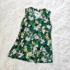 極美品◆snidel ボタニカル柄 リゾート ノースリーブ トップス Fのサムネイル