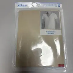 AIRism マイクロメッシュVネック半袖　S