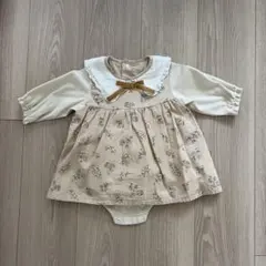 【mocmof】おめかし花柄ロンパースのサムネイル