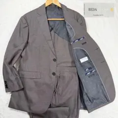 美品 ORIHICA オリヒカ REDA 高機能 スーツ マイクロ千鳥 AB6のサムネイル