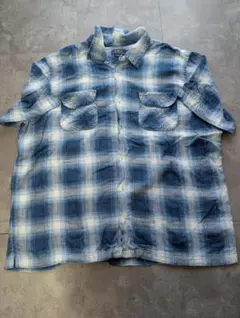 開襟 Polo Ralph Lauren オンブレ XXL チェック柄半袖シャツ