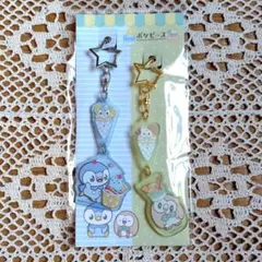 ポケモン ポケピース ポッチャマ & モクロー フロストアクリルキーホルダー