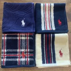 ラルフローレンハンドタオル 4枚セット Fセット