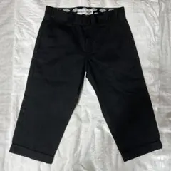 Dickies ディッキーズ クロップドパンツ （７部丈）ブラック/サイズ30