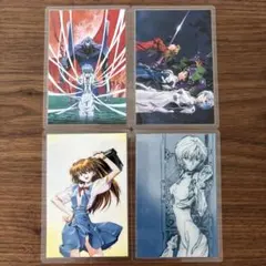 新世紀エヴァンゲリオン ラミネートカード 4枚セット
