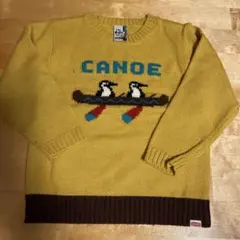 CHUMS キッズ ニット　カヌー柄