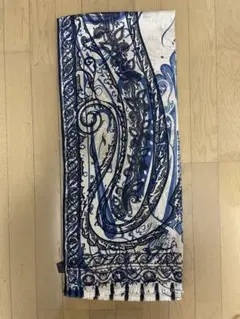 ETRO ペイズリー柄 ストール130×45 ネイビー/ホワイト ETRO ペイズリー柄 ストール130×45 ネイビー/ホワイト ETRO