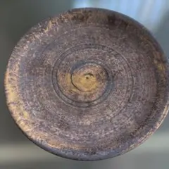 作家もの 陶器 丸皿 一点もの 黒 苔 石 重厚 陶芸 作品／1枚 作家もの 陶器 丸皿 一点もの 黒 苔 石 重厚 陶芸 作品／1枚 - メルカリ
